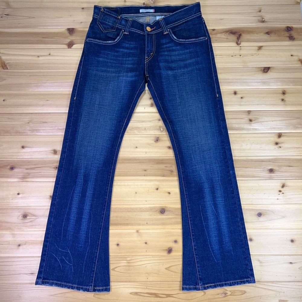 Levi's Jeans Womens 11 Distressed Bootcut Low Rise Denim Blue Jeans
